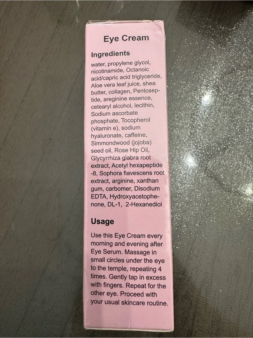 Anti Aging Eye Cream Serum Kit - Pink Soothing & Repairing